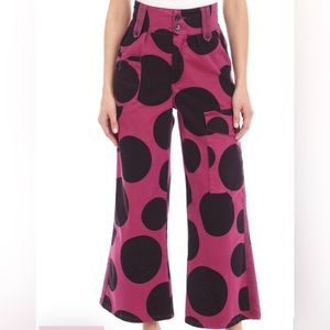 Avec Les Filles “Polka Dot Cargo‎ Pant”